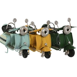 Dekoráció robogó 11x5x7,5 cm 3 féle