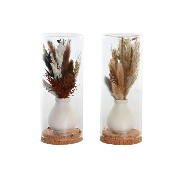Dekoráció szárazvirág 8,5x8,5x20 cm 2 féle