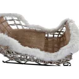 Dekoráció szett LED-es rénszarvas 60x30x37 cm S/3