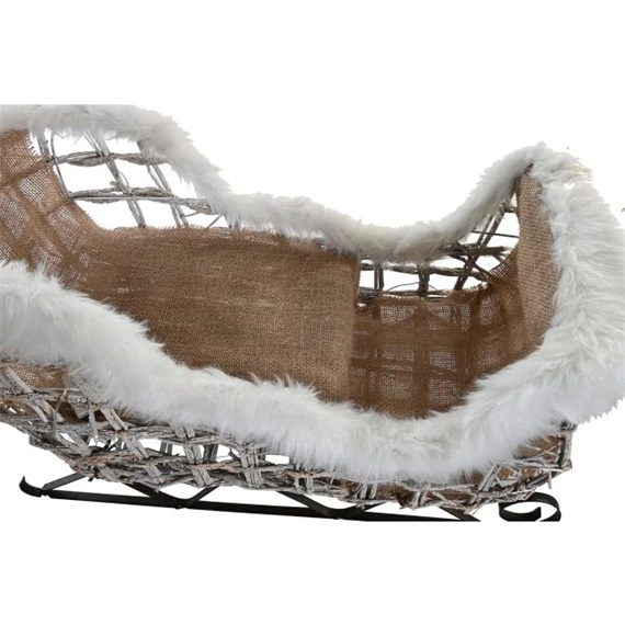 Dekoráció szett LED-es rénszarvas 60x30x37 cm S/3