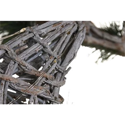 Dekoráció szett LED-es rénszarvas 58x30x30 cm S/3