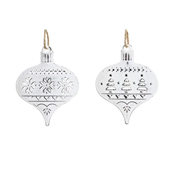 Dekoráció szett akasztós 22x8x3 cm 2 féle S/6