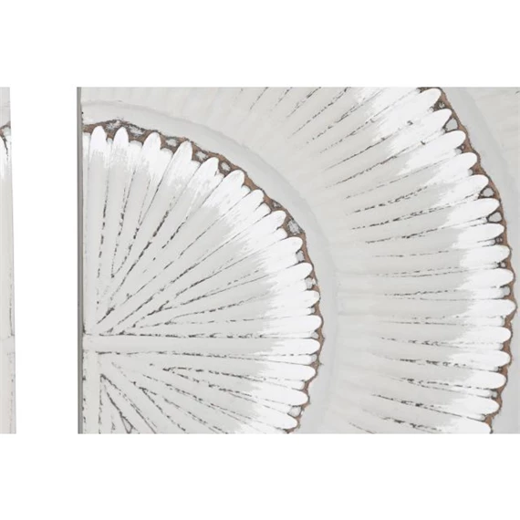 Dekoráció szett falra, körökkel 90x3,5x90 cm S/2