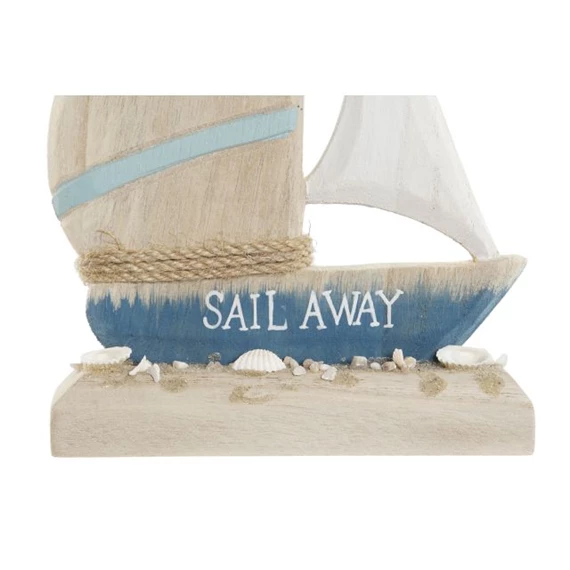 Dekoráció vitorlás 15x4,5x23,5 cm 2 féle