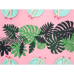 Dekorációk aloha - trópusi levelek, mix S/21