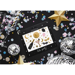 Dekorációs csillagok arany S/6