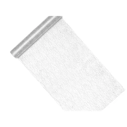 Dekorációs háló szálas ezüst 0,36 x 9 m