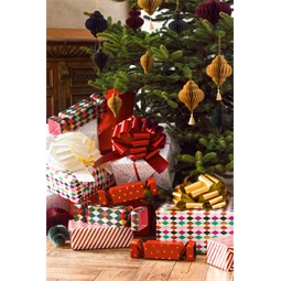 Dekorációs masni DIY 30 cm piros