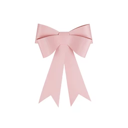 Dekorációs masni DIY 55x71 cm világos rózsaszín