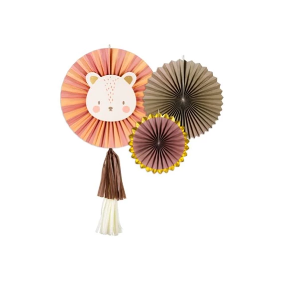 Dekorációs rozetta leo, mix, 26-43 cm S/3