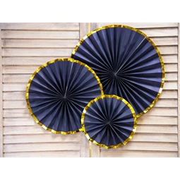 Dekorációs rozetták tengerészkék S/3