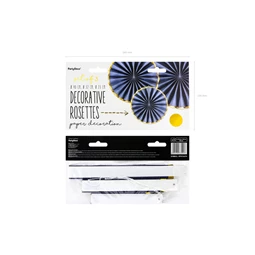 Dekorációs rozetták tengerészkék S/3