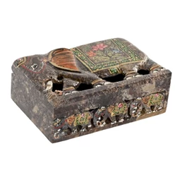 Doboz elefánt mintával 15x10x5,5 cm