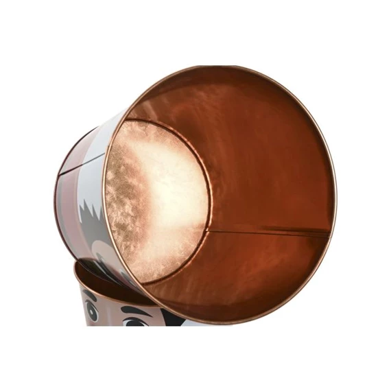 Doboz szett diótörő mintával 17,5x17,5x16,5 cm 2 féle S/2