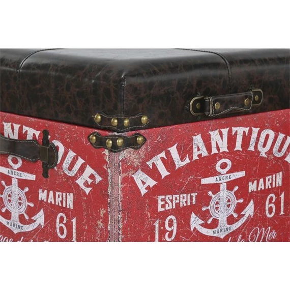 Doboz szett horgony mintával 47x47x42 cm S/3