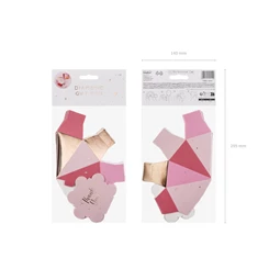 Dobozok gyémántok, 10x12x11,5 cm, mix S/6