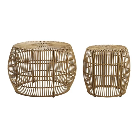 Dohányzóasztal szett 70x70x50 cm S/2