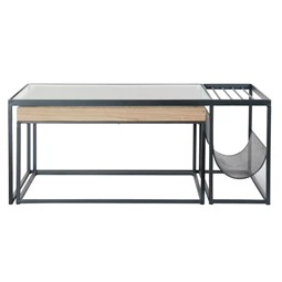 Dohányzóasztal szett 110x60x45 cm S/2