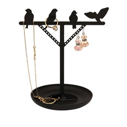 Ékszertartó állvány, madarakkal 2x19x16,5 cm