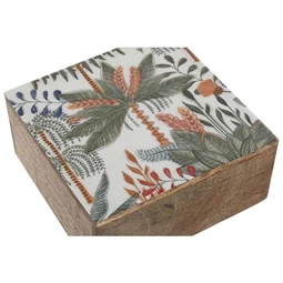 Ékszertartó szett pálmafás 18x18x9 cm S/2