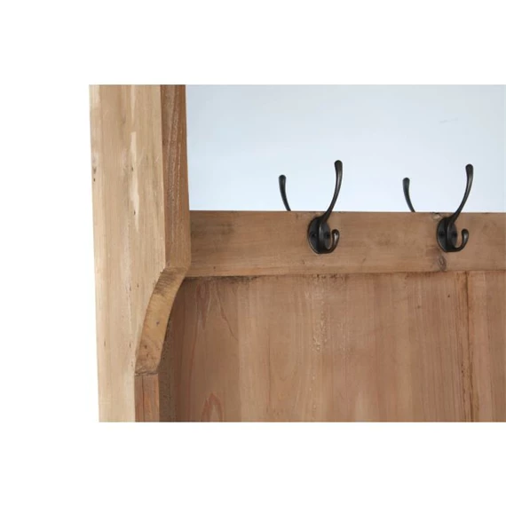 Előszobaszekrény tükörrel 124x40x200 cm