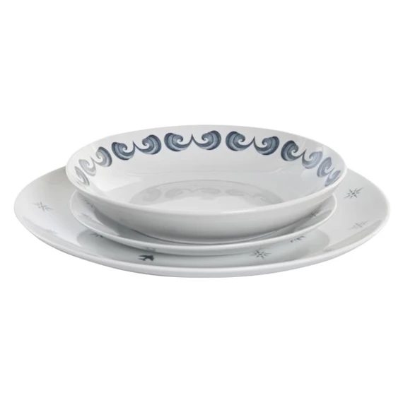 Étkészlet 27x27x3 cm S/18