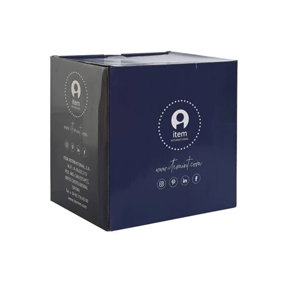 Étkészlet trópusi mintás 27x27x3 cm S/18