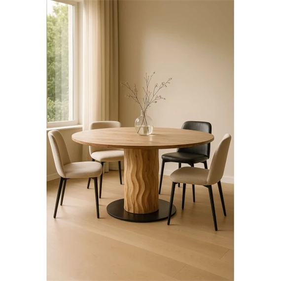 Étkezőasztal 130x130x76 cm