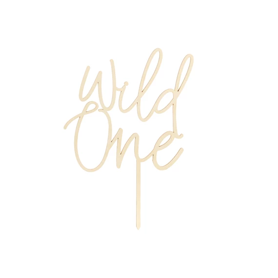 Fa tortadísz wild one 22 cm