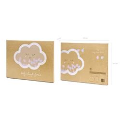 Fa vendégkönyv felhő alakú 30,5x43 cm