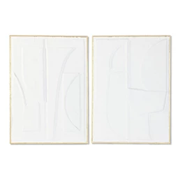 Fali dekoráció absztrakt 3D-s 72x3x99 cm 2 féle