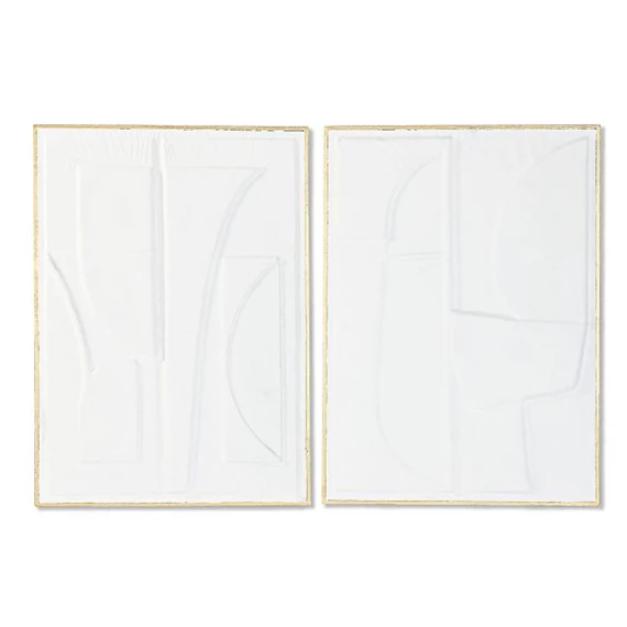 Fali dekoráció absztrakt 3D-s 72x3x99 cm 2 féle