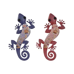 Fali dekoráció gyík 13,5x1x30 cm 2 féle