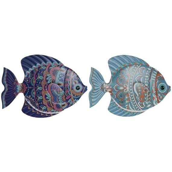 Fali dekoráció hal 46x1,5x34 cm 2 féle