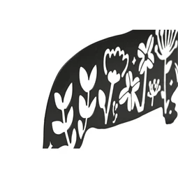 Fali dekoráció kutya 40x1x33 cm 4 féle