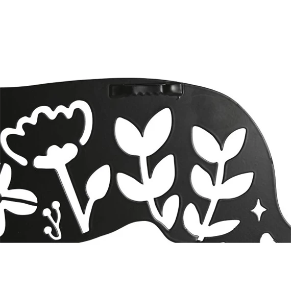 Fali dekoráció kutya 40x1x33 cm 4 féle