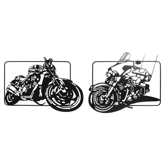 Fali dekoráció motor 71x1,3x54 cm 2 féle