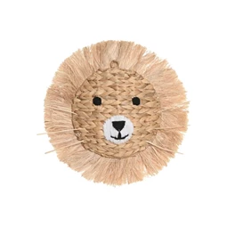 Fali dekoráció, oroszlán 46x6x46 cm