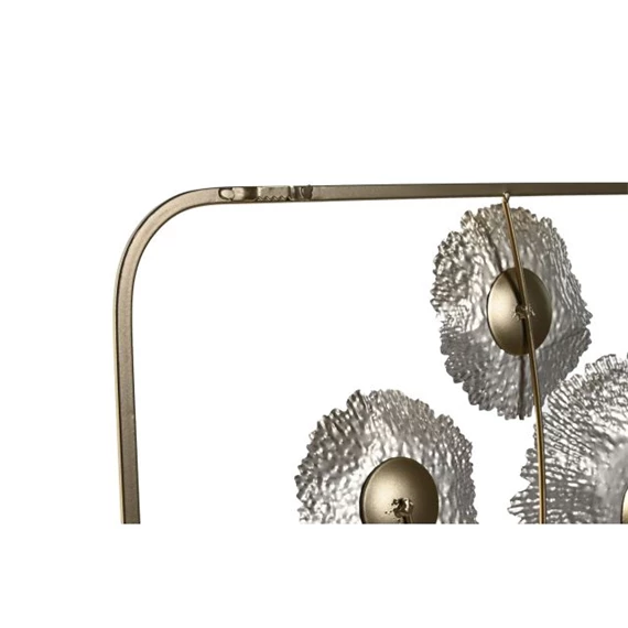 Fali dekoráció virág 50x5x50 cm