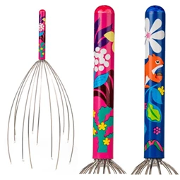 Fejmasszírozó, botanikus 3,75x9,25 cm