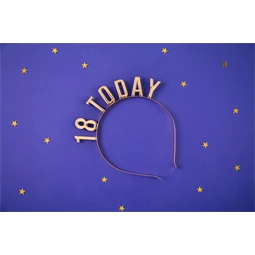 Fejpánt 18, szülinap arany