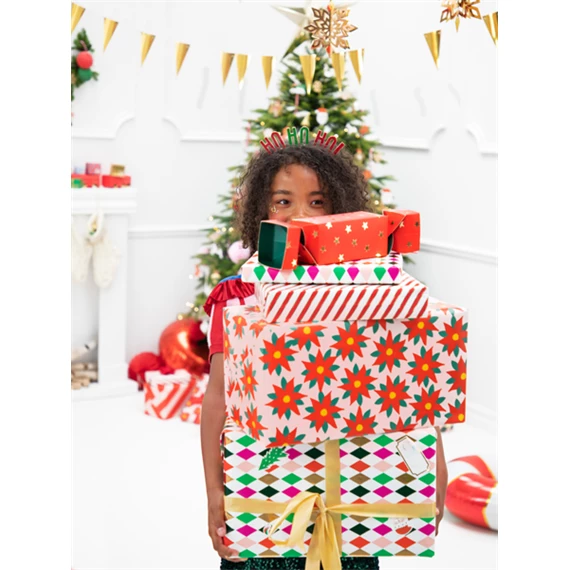 Fejpánt ho ho ho!, mix, 17,5x20 cm