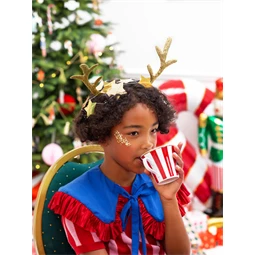 Fejpánt rénszarvas arany 34,5x22 cm