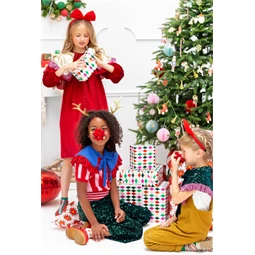 Fejpánt rénszarvas arany 34,5x22 cm