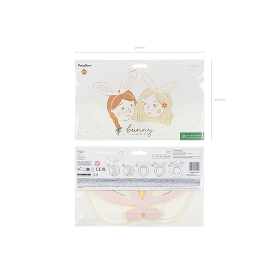 Fejpántok nyuszifülek 12,5x29 cm mix S/4