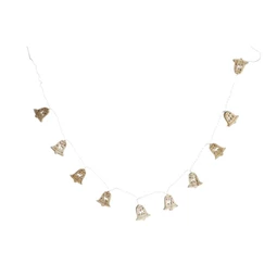 Fényfüzér LED-es harang 6,5x1,4x5,8 cm