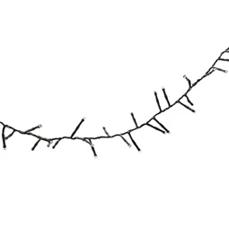 Fényfüzér LED-es 1000x3x3 cm