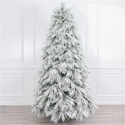 Fenyőfa talppal, havas, 1296 ággal 270 cm