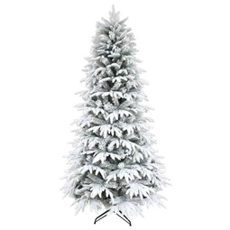Fenyőfa talppal, havas, 1491 ággal 270 cm