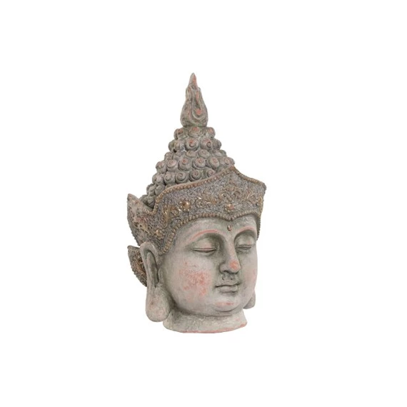 Figura Buddha fej 19,5x19,5x35,5 cm